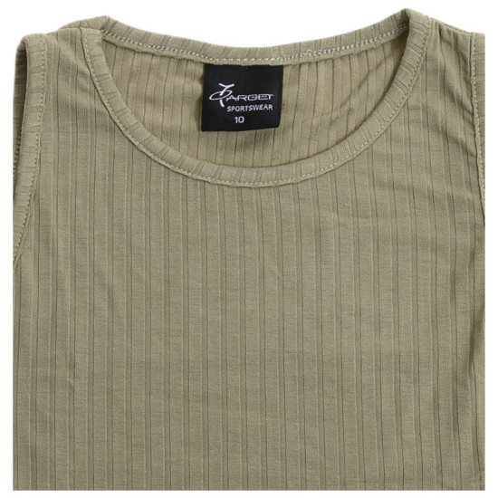 Target Παιδική αμάνικη μπλούζα Crop Tank Rib Viscose Top ''Rib Viscose'' Target Παιδική αμάνικη μπλούζα Crop Tank Rib Viscose Top ''Rib Viscose''